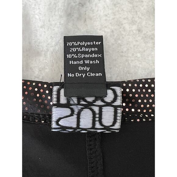 Clara Sun Woo Shiny Metallic Dot Dress Jacket Zip Up Size Medium - Picture 7 of 11